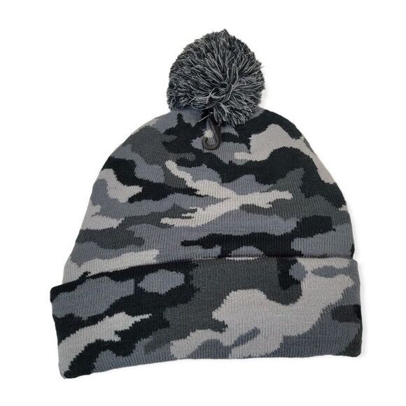 Philadelphia 76ers NBA Ultra‎ Game Winter Hat Beanie Cap Gray Camo GGMB932F New - Picture 4 of 5